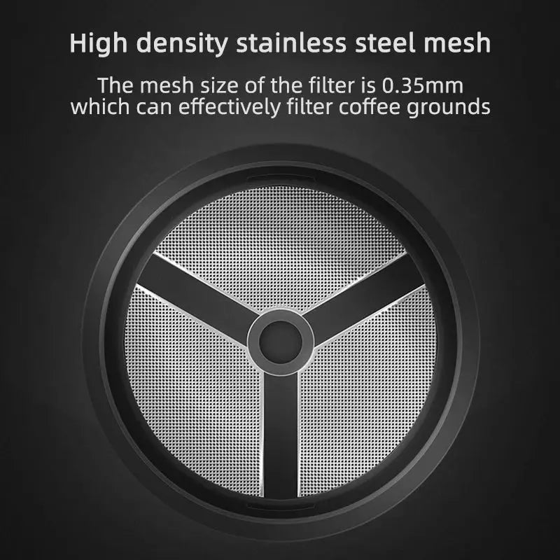 StepUp Coffee 450ml Stainless Steel French Press Coffee & Tea Maker