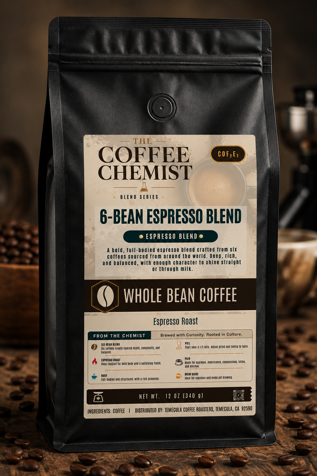 6-Bean Espresso Blend Coffee