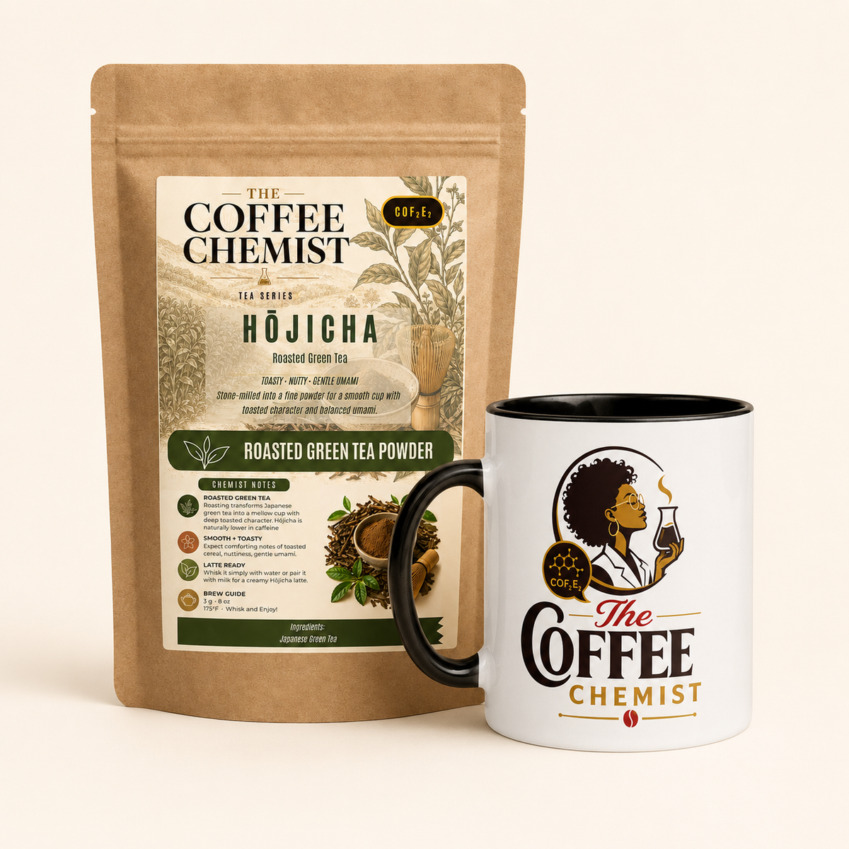 Hojicha & Chemist Mug Gift Set
