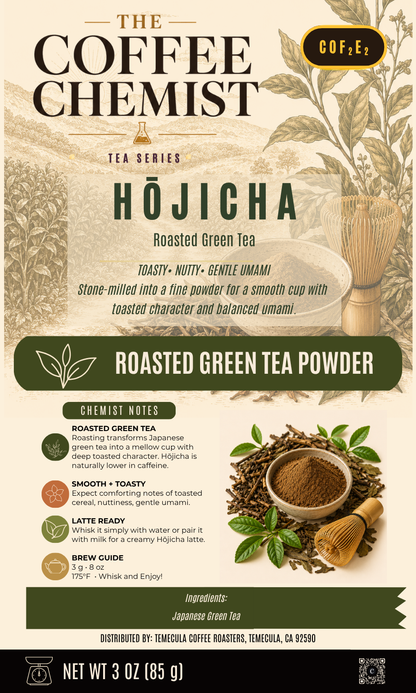 Hōjicha Roasted Green Tea Powder