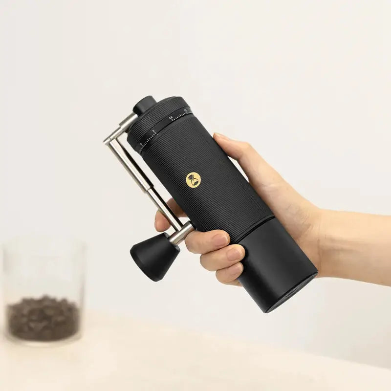 StepUP Coffee Manual Coffee Grinder Chestnut S3 – External Adjustment, S2C890 Burr